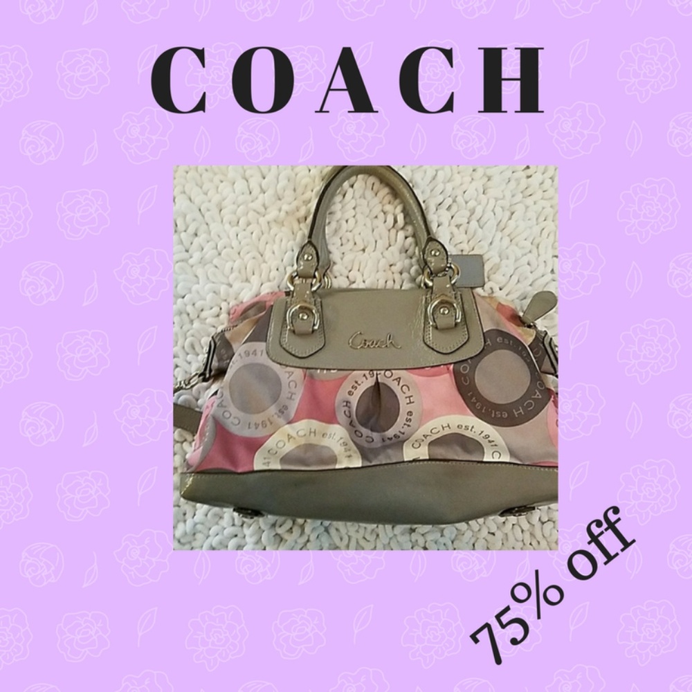 **Offers?** Auth.Coach multi colored pink and gray